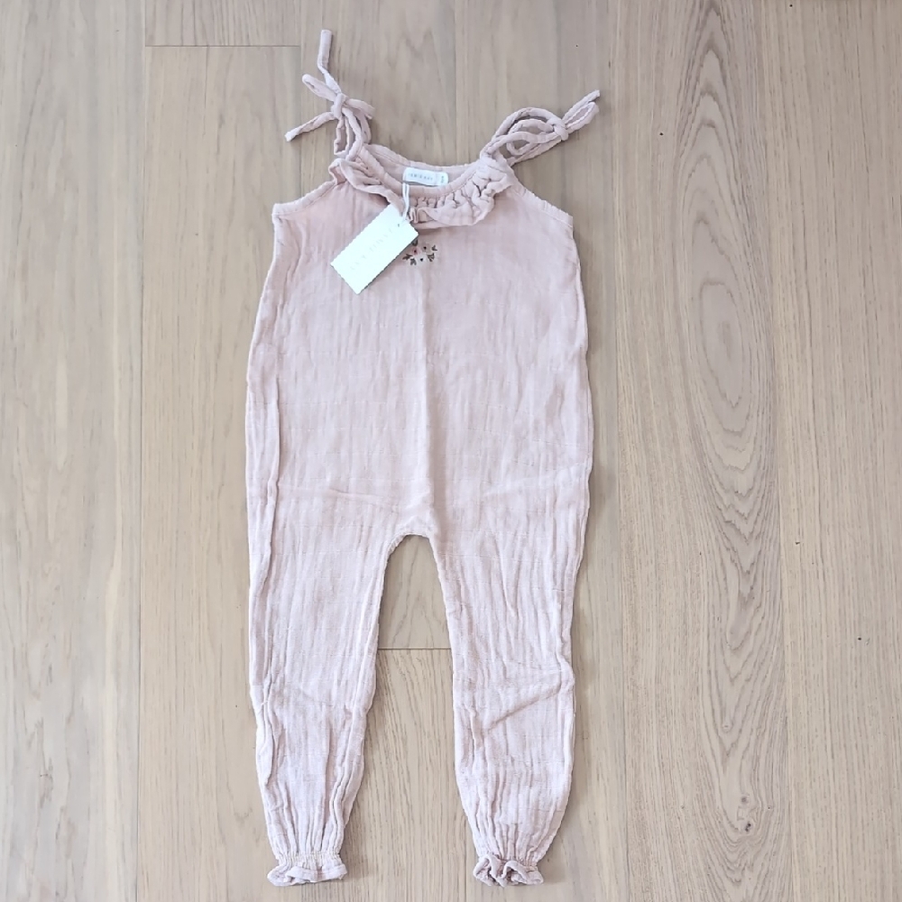 Jamie Kay Blush Muslin Romper - 3 YR